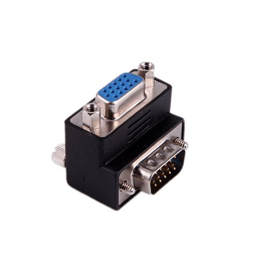 90° VGA Male to Female Adapter 90° VGA Male to Female Adapter