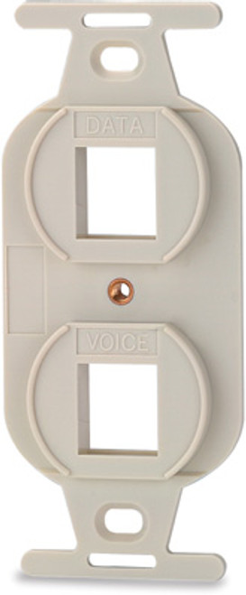 106-A2 2 Port 106 Type Faceplate Keystone Adapter 106-A2 2 Port 106 Type Faceplate Keystone Adapter
