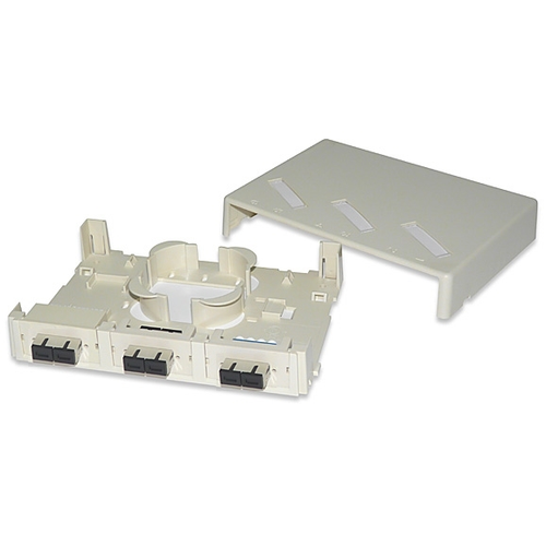 6 Port Mini Wall or Surface Mount Fiber Panel SC MM 6 Port Mini Wall or Surface Mount Fiber Panel SC MM