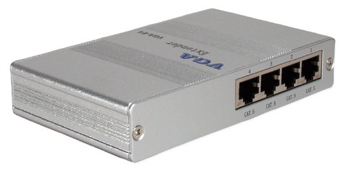 VGA-C5EX4 VGA 4 Port VGA Extender over Cat 5 System VGA-C5EX4 VGA 4 Port VGA Extender over Cat 5 System