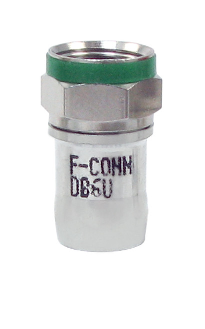 DB6U RG6/6Q "F" Radial Compression Coaxial Connector DB6U RG6/6Q "F" Radial Compression Coaxial Connector