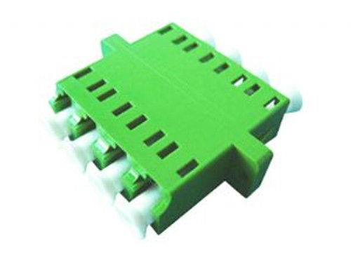 LC Fiber Optic Quad APC SM Ceramic Green LC Fiber Optic Quad APC SM Ceramic Green