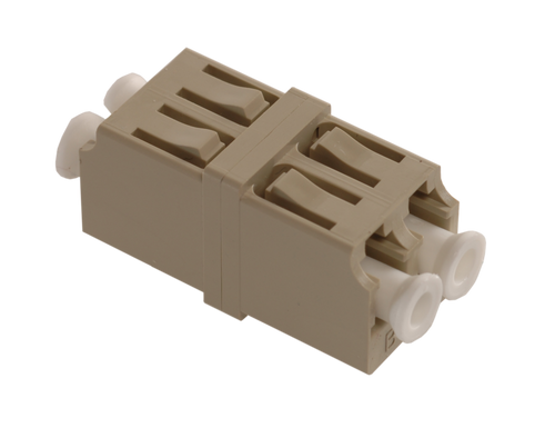 LC Fiber Optic Duplex PC MM Phos Bronze Beige (SC Simplex footprint) LC Fiber Optic Duplex PC MM Phos Bronze Beige (SC Simplex footprint)
