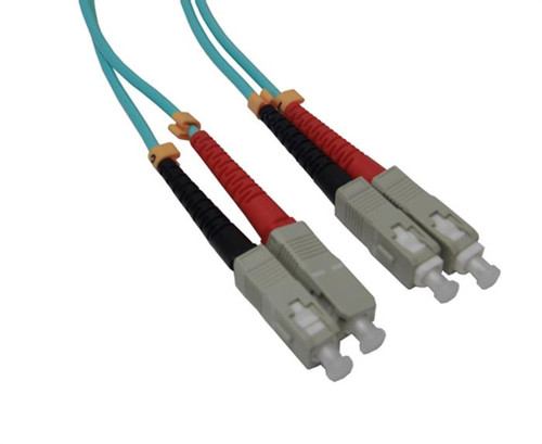 SC-SC Duplex Multi Mode 50/125 OM3 Fiber Optic Patch Cable 10 Gig SC-SC Duplex Multi Mode 50/125 OM3 Fiber Optic Patch Cable 10 Gig