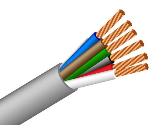 22/6 Low Voltage Security and Power Cable PVC Stranded 1000' 22/6 Low Voltage Security and Power Cable PVC Stranded 1000'
