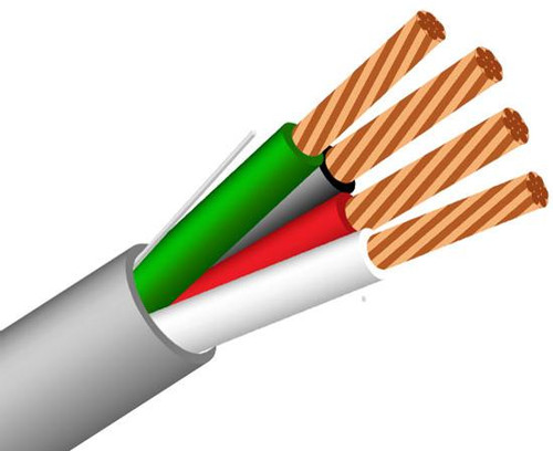 16/4 Security Cable Stranded CMR Riser Alarm, Audio, Signal 1000' 16/4 Security Cable Stranded CMR Riser Alarm, Audio, Signal 1000'