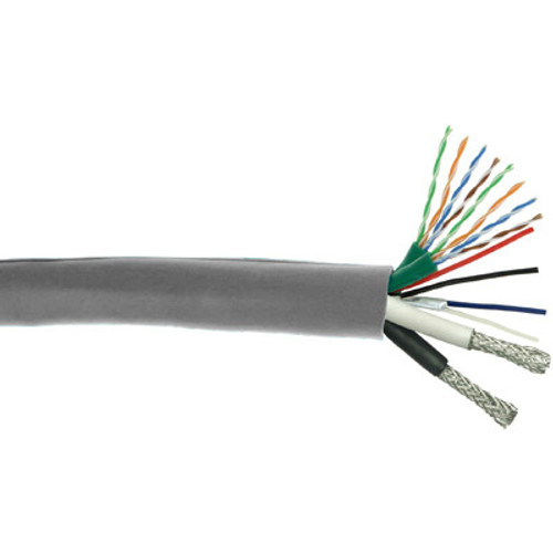Crestron 22/2 Shielded Stranded 18/2 Stranded 2 Cat5E 2 RG6/U Quad Shield 500' LSZH Crestron 22/2 Shielded Stranded 18/2 Stranded 2 Cat5E 2 RG6/U Quad Shield 500' LSZH