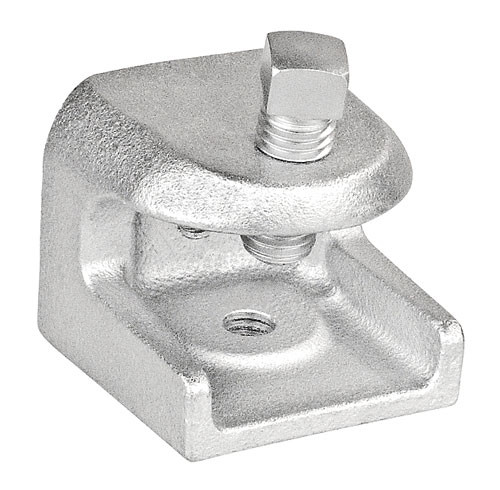 Malleable Iron Beam Clamp With 7/8" Jaw Opening 1/4-20 Threaded Holes Malleable Iron Beam Clamp With 7/8" Jaw Opening 1/4-20 Threaded Holes