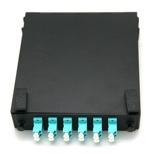 12 Port Duplex LC 50/125 MM Mini Wall Mount Fiber Panel 12 Port Duplex LC 50/125 MM Mini Wall Mount Fiber Panel