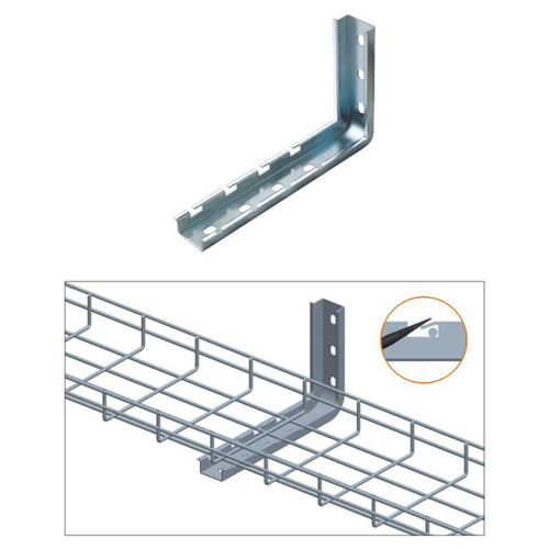Cable Tray 6 inch L Wall Bracket Zinc Cable Tray 6 inch L Wall Bracket Zinc
