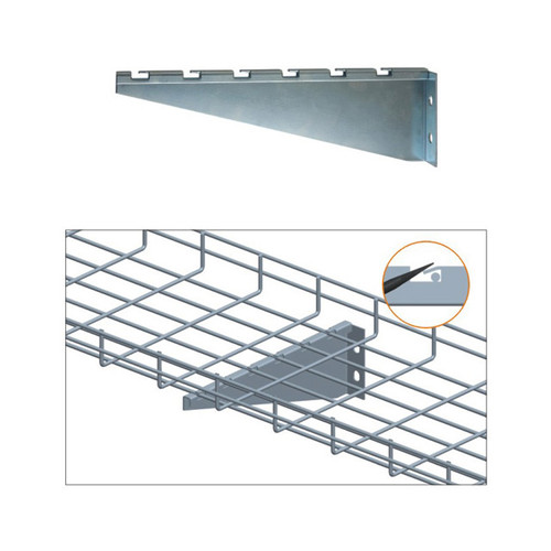 Cable Tray 6 inch Wall Bracket Zinc Cable Tray 6 inch Wall Bracket Zinc