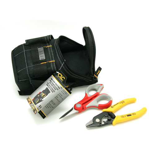 Fiber Optic Starter Tool Kit Stripper Scissor Pouch Fiber Optic Starter Tool Kit Stripper Scissor Pouch