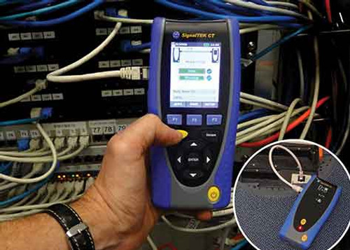 SIGNALTEK CT Cable Transmission Tester Wiremapping TDR Printing SIGNALTEK CT Cable Transmission Tester Wiremapping TDR Printing