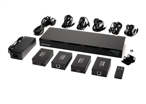 NEO:4 Professional HDBaseT Video Matrix Switch 4 70m Receivers P8-HDBT-L-FFMS44-22-KIT NEO:4 Professional HDBaseT Video Matrix Switch 4 70m Receivers P8-HDBT-L-FFMS44-22-KIT