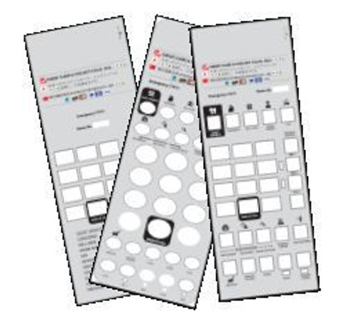 100 Telematrix 3100 3300 9600 Custom Paper Faceplate Printing 100 Telematrix 3100 3300 9600 Custom Paper Faceplate Printing