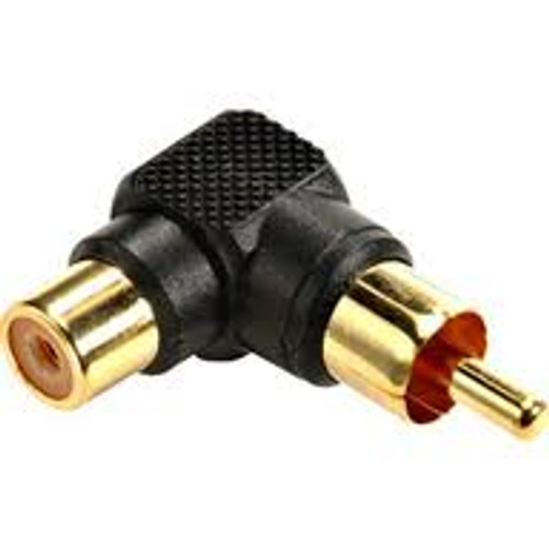 RCA Jack to RCA Plug L Adapter 90 degreee RCA Jack to RCA Plug L Adapter 90 degreee