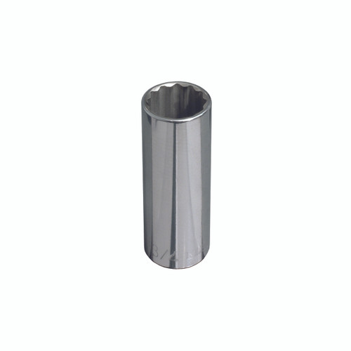Klein 1/2'' Deep 12-Point Socket - 1/2'' Drive 65825 Klein 1/2'' Deep 12-Point Socket - 1/2'' Drive 65825