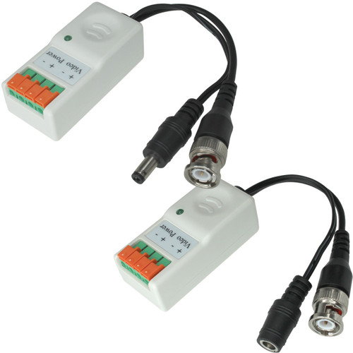 HD-TVI HDCVI AHD Active Video Balun Kit Cat5E Cat6 HD-TVI HDCVI AHD Active Video Balun Kit Cat5E Cat6