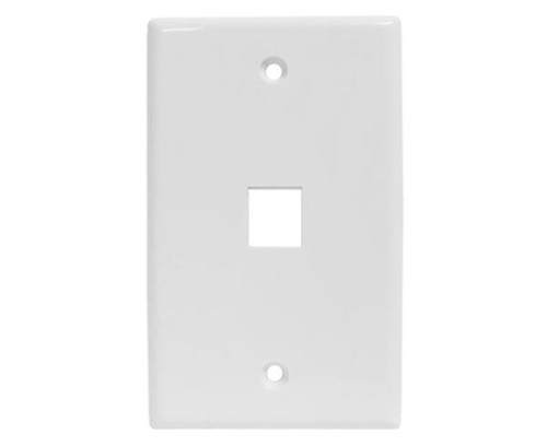 1 Port Keystone Plate White 1 Port Keystone Plate White