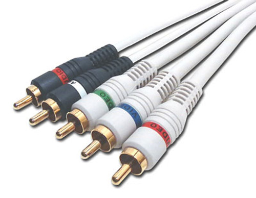 25' Python Component Video Cables RGB Plus Left/Right Audio 5 x RCA 25' Python Component Video Cables RGB Plus Left/Right Audio 5 x RCA