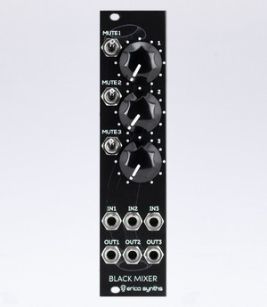 Erica Synths Black Mute Mixer