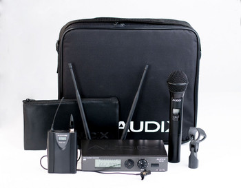 Audix W3310 Combo Wireless System with OM3 Dynamic Handheld Transmitter and Bodypack Transmitter with ADX10 Lavalier Audix W3310 Combo Wireless System with OM3 Dynamic Handheld Transmitter and Bodypack Transmitter with ADX10 Lavalier