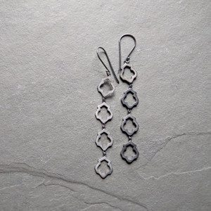 Lotus Earrings No. 4 Patina