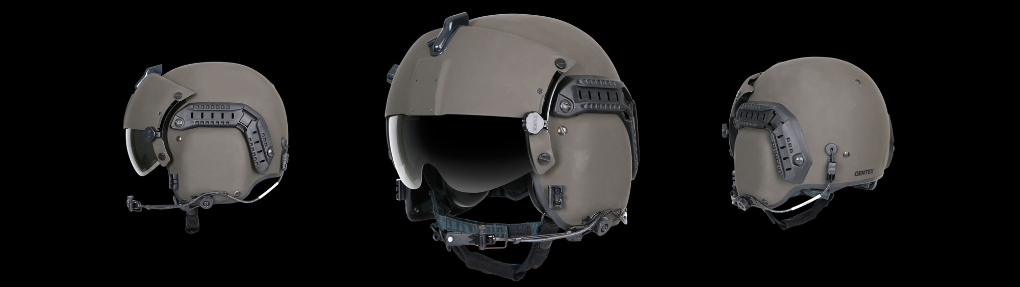 NEW GENTEX HGU-56/P WITH OPS-CORE RAILS SHOWN AT SAFE SYMPOSIUM