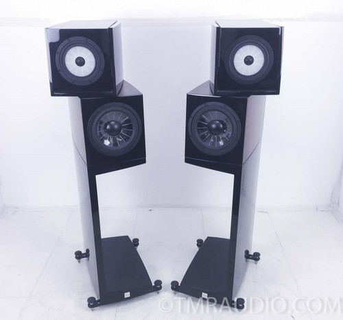 Vienna Acoustics Klimt The Kiss Speakers; Sapele Finish; Pair w/ Stands