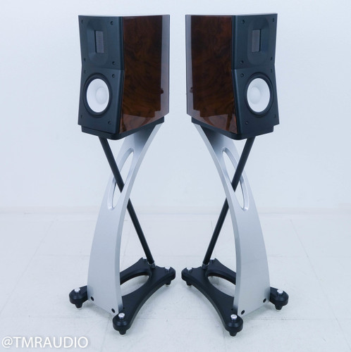 Raidho C1.1 Bookshelf Speakers; Walnut Pair w/ Stands