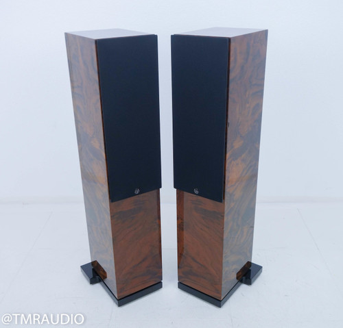 Wilson-Benesch Square Three Floorstanding Speakers; Burr Walnut Pair