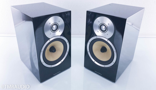 B&W CM5 Bookshelf Speakers; Gloss Black Pair
