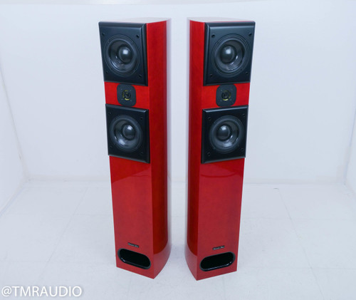 Acoustic Zen Adagio Floorstanding Speakers; Figured Red Pair