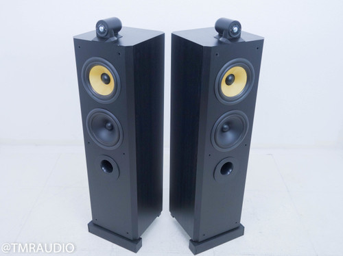 B&W 804 Matrix Series 1 Floorstanding Speakers; Black Ash Pair
