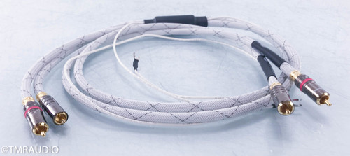 WyWires Platinum Series Phono Cable w/ Ground; Single 4 ft Interconnect