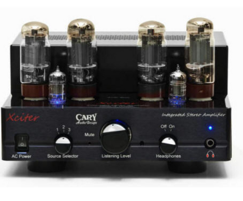 Cary Xciter Amp Stereo Tube Integrated Amplifier; Black Faceplate (New)