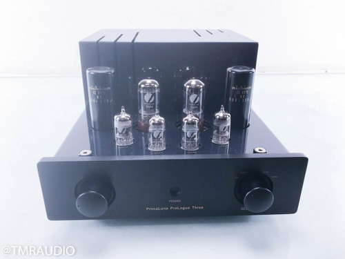 PrimaLuna ProLogue Three Stereo Tube Preamplifier; Black (New Tubes)