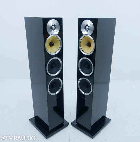 B&W CM8 Floorstanding Speakers; Gloss Black Pair