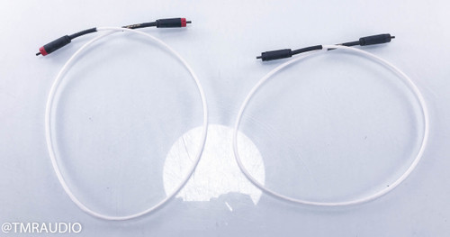 Signal Cable Silver Resolution RCA Cables; 3ft Pair Interconnects; ETI Bullet Plugs