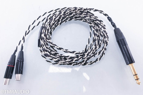 Audeze LCD4 Premium Braided Headphone Cable; 2.5m; 1/4in Single Ended