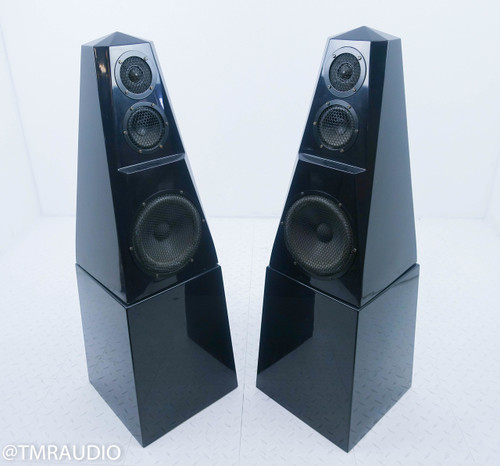 Green Mountain Audio Diamante Floorstanding Speakers; Black Marble Pair