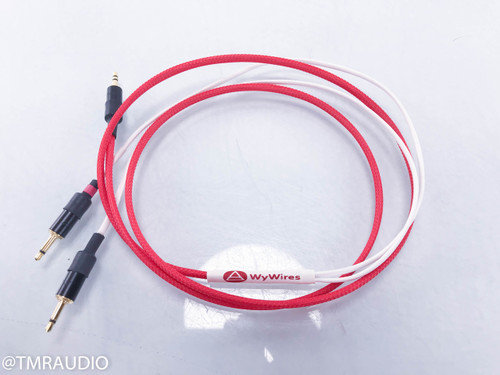 WyWires RED Series 3.5mm Headphone Cable; 5ft; 3.5mm Headphone Plugs (1/2)