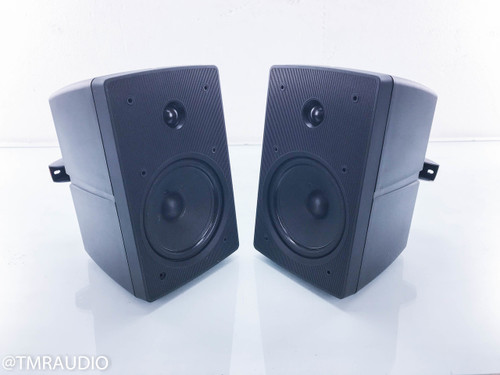 NHT SuperOne Xu Bookshelf / Surround Speakers; Black Pair; Wall Mount Brackets