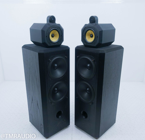B&W Matrix 802 Series 2 Vintage Floorstanding Speakers; Black Ash Pair