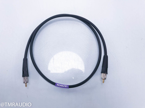 Canare LV-61S RCA Digital Coaxial Cable; Single 1m Interconnect