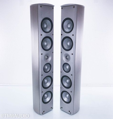 Infinity Prelude MTS Tower Floorstanding Speakers; Silver Pair; AS-IS (Distorted Sound)