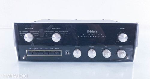 McIntosh C26 Vintage Stereo Preamplifier; C-26 (No Headphone Output)