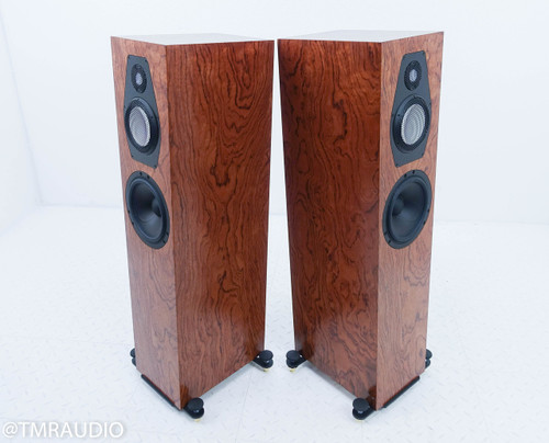 Clearwave Symphonia 1 Floorstanding Speakers; Walnut Burl Pair