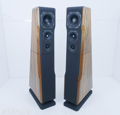 Chario Ursa Major Floorstanding Speakers; Walnut Finish (New / Old Stock)