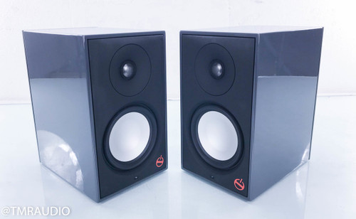 Paradigm Shift A2 Powered Bookshelf Speakers; Gunmetal Gray Gloss Pair w/ Stands